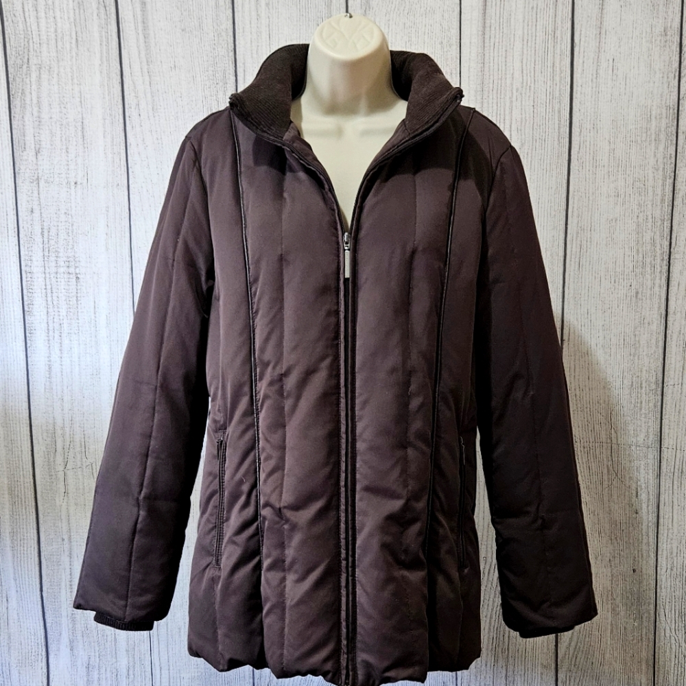 LIZ CLAIBORNE Full Zip Puffer Jacket - Picture 2 of 11